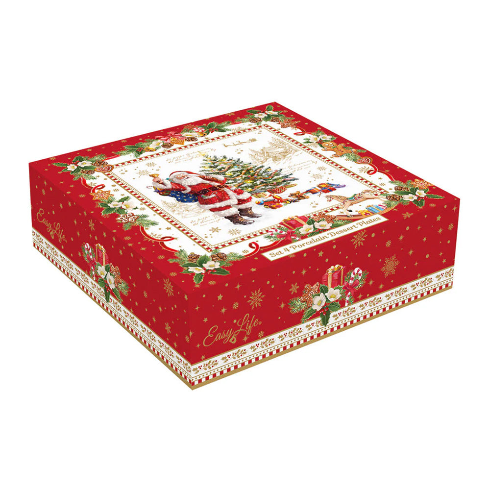 Set 4 farfurii pentru desert, 16 cm, Christmas Memories - COOKSHOP SPECIALS