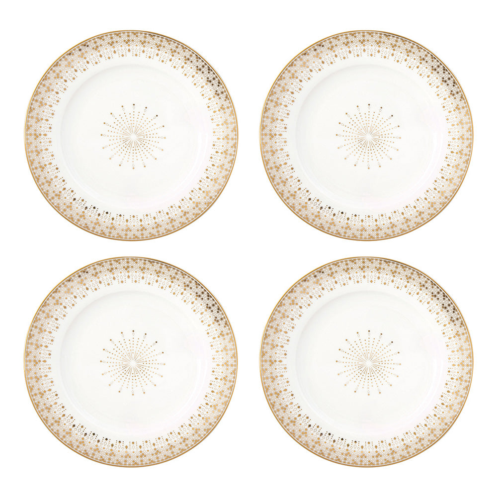 Set 4 farfurii pentru desert, 19 cm, Festive - SIMONA'S COOKSHOP