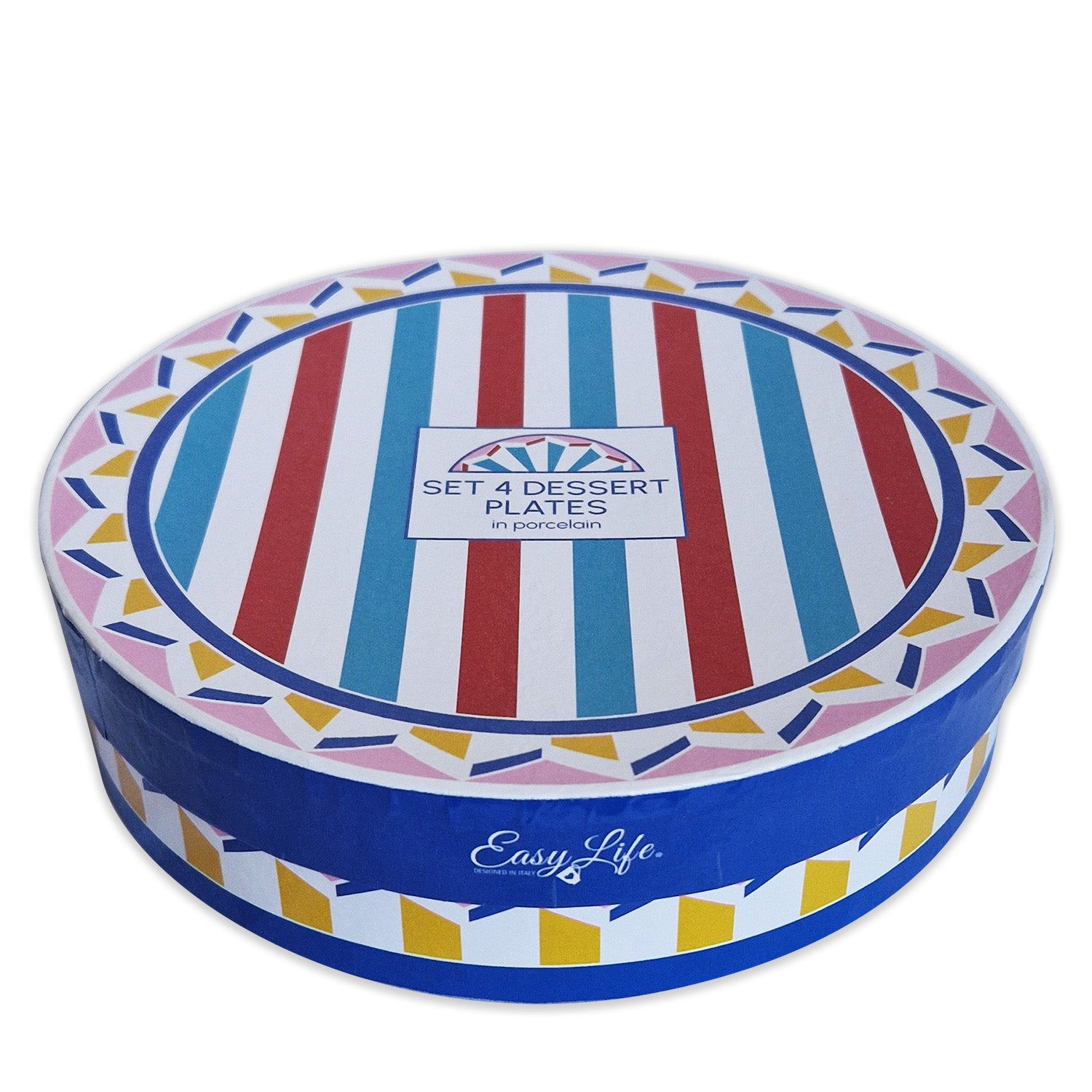 Set 4 farfurii pentru desert, 19 cm, Geocromia - SIMONA'S COOKSHOP - Image 1