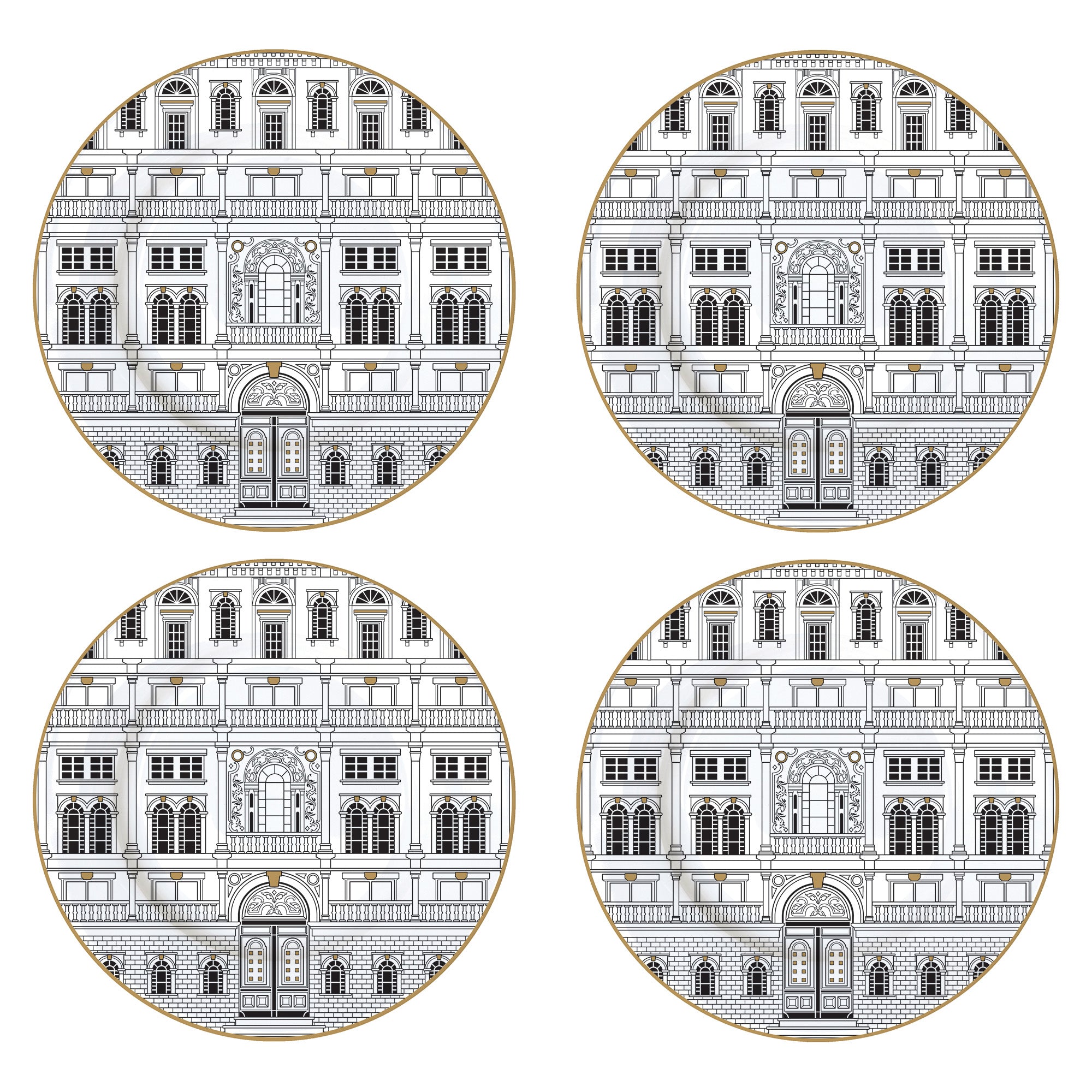 Set 4 farfurii pentru desert, 19 cm, Palazzo - COOKSHOP SPECIALS
