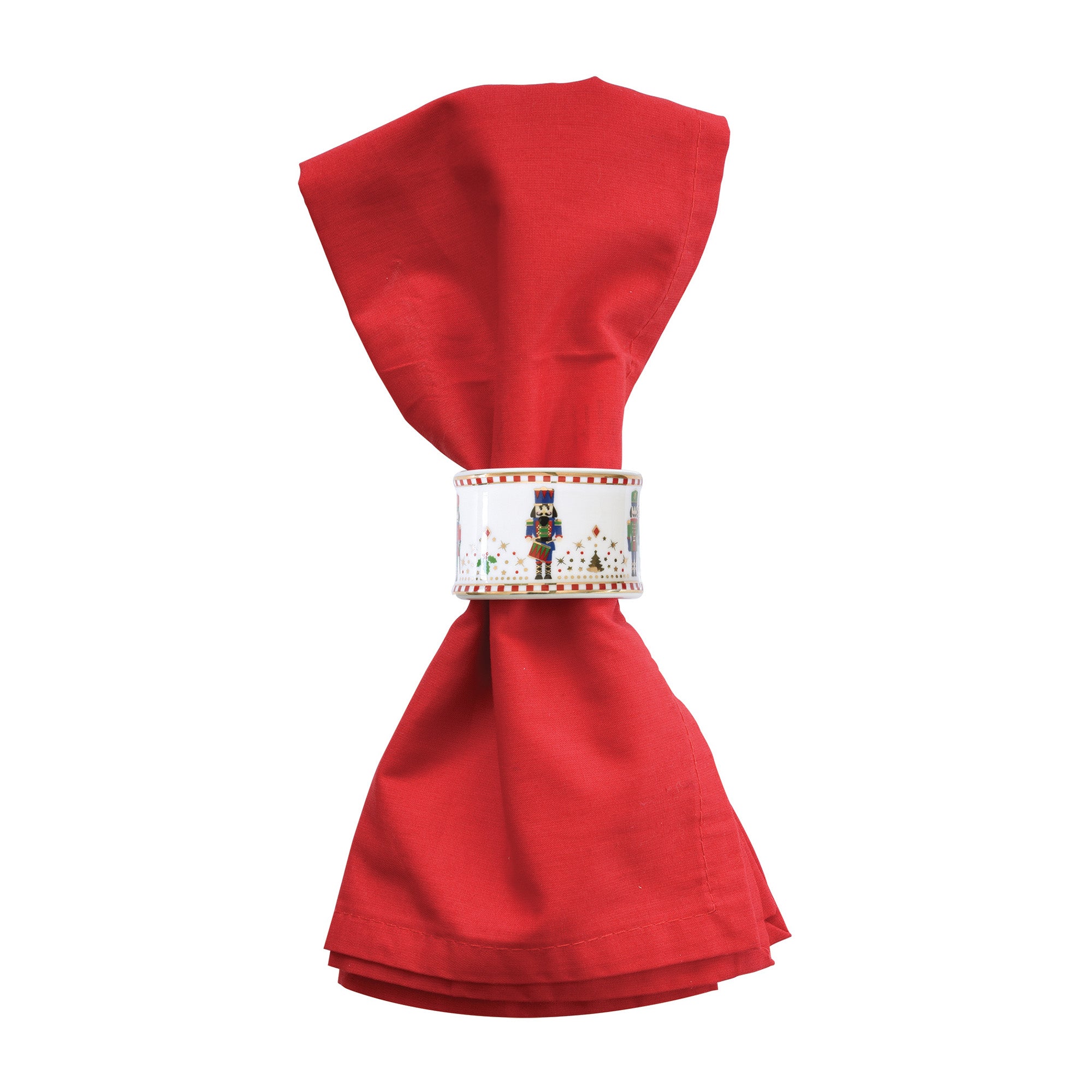 Set 4 inele pentru servet din portelan, 4.5 cm, Nutcracker - SIMONA'S COOKSHOP - Image 1