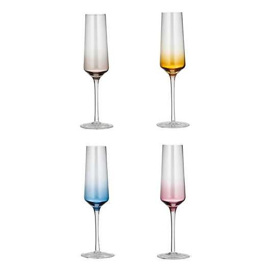 Set 4 pahare pentru sampanie, Prism - COOKSHOP SPECIALS