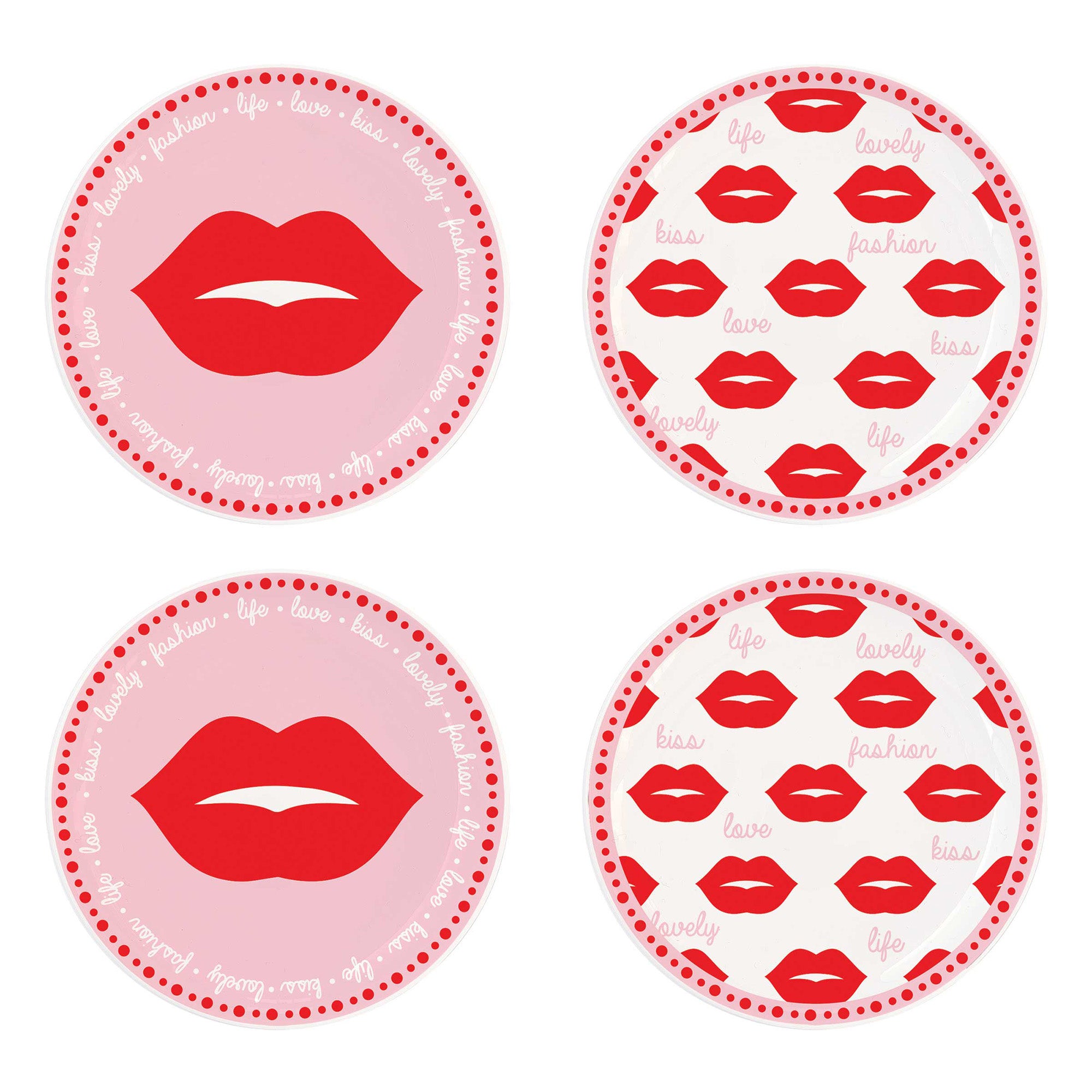 Set 4 suporturi din portelan, rosu, 10 cm, Twist & Match - COOKSHOP SPECIALS