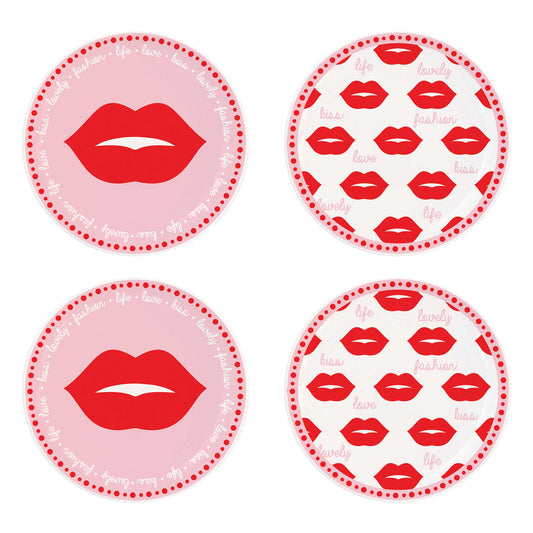 Set 4 suporturi din portelan, rosu, 10 cm, Twist & Match - COOKSHOP SPECIALS