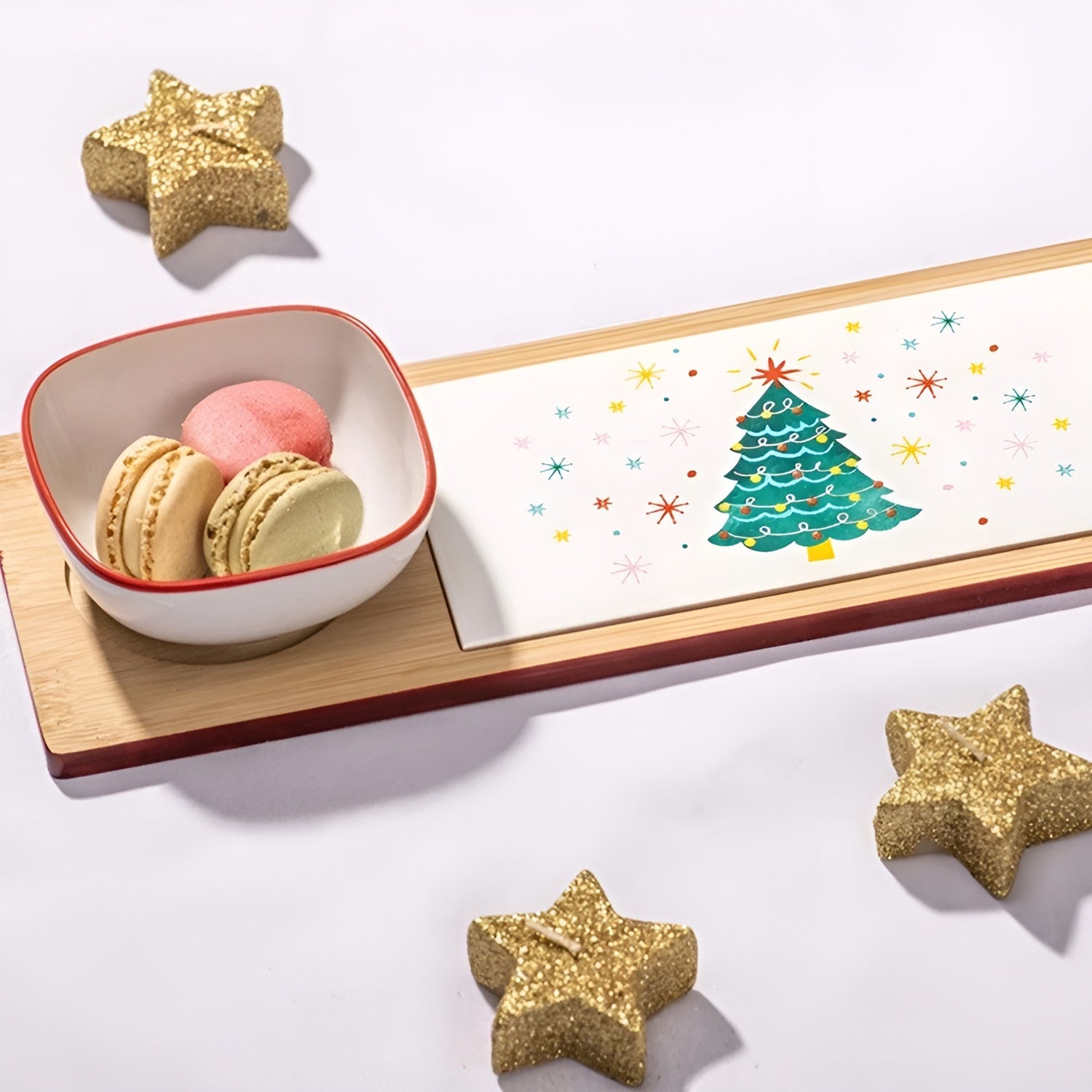 Set bol si tava din lemn, Candy - Simona's Cookshop - Image 3