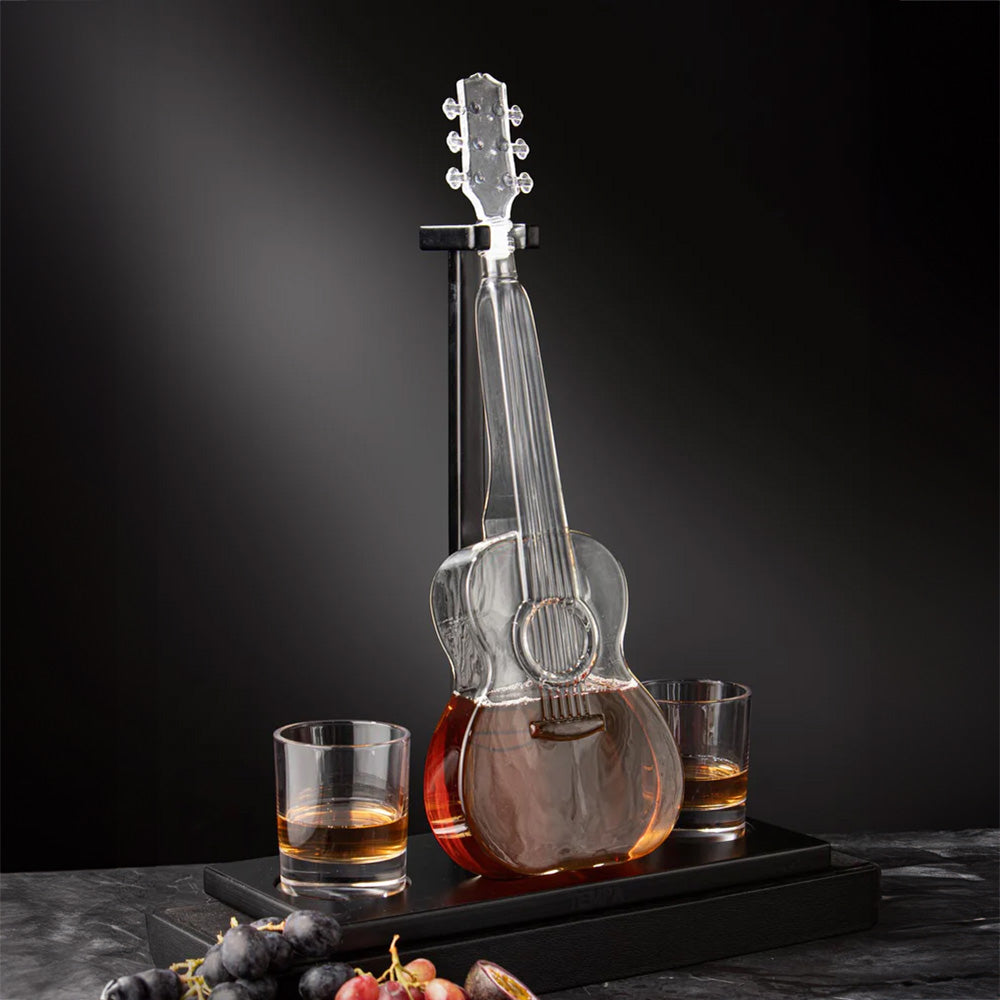 Set decantor si 2 pahare whisky, Tempa Preston Guitar - COOKSHOP SPECIALS