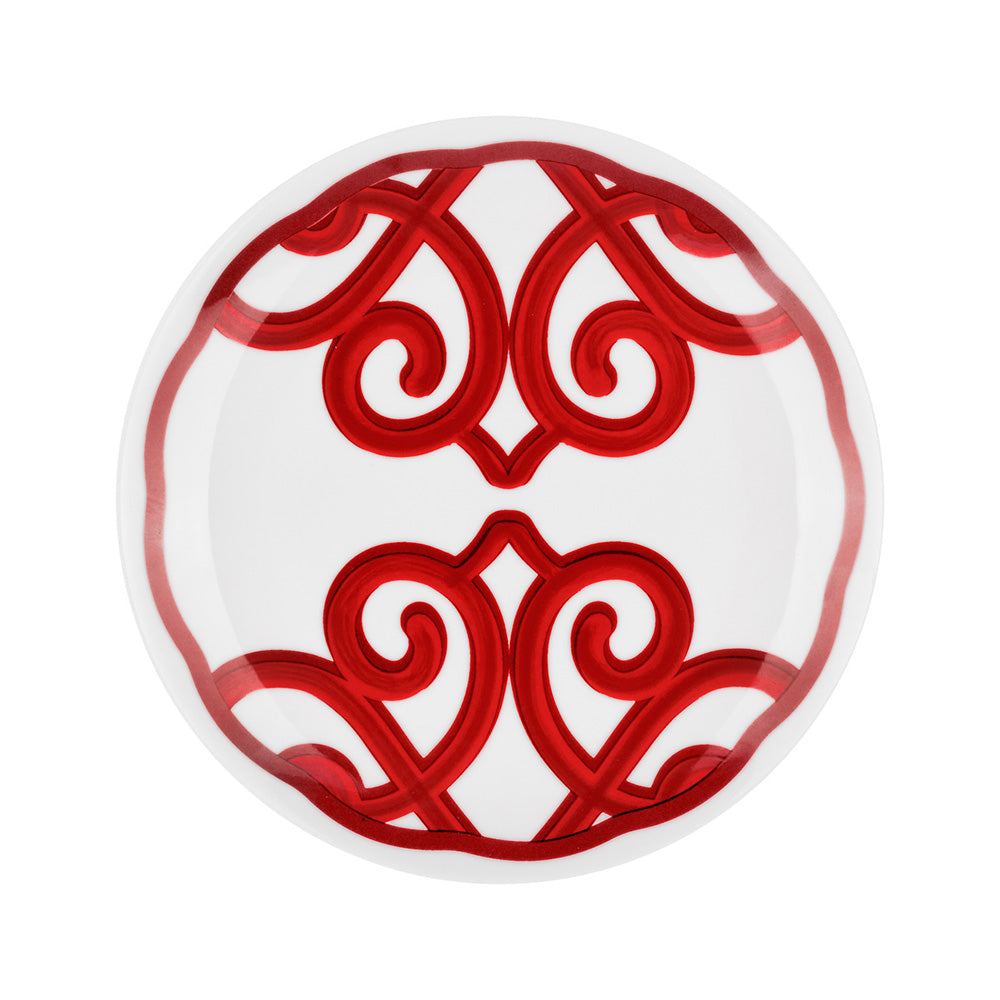 Set pentru cina, 18 piese, melamina, rosu, Harmonia - GUZZINI