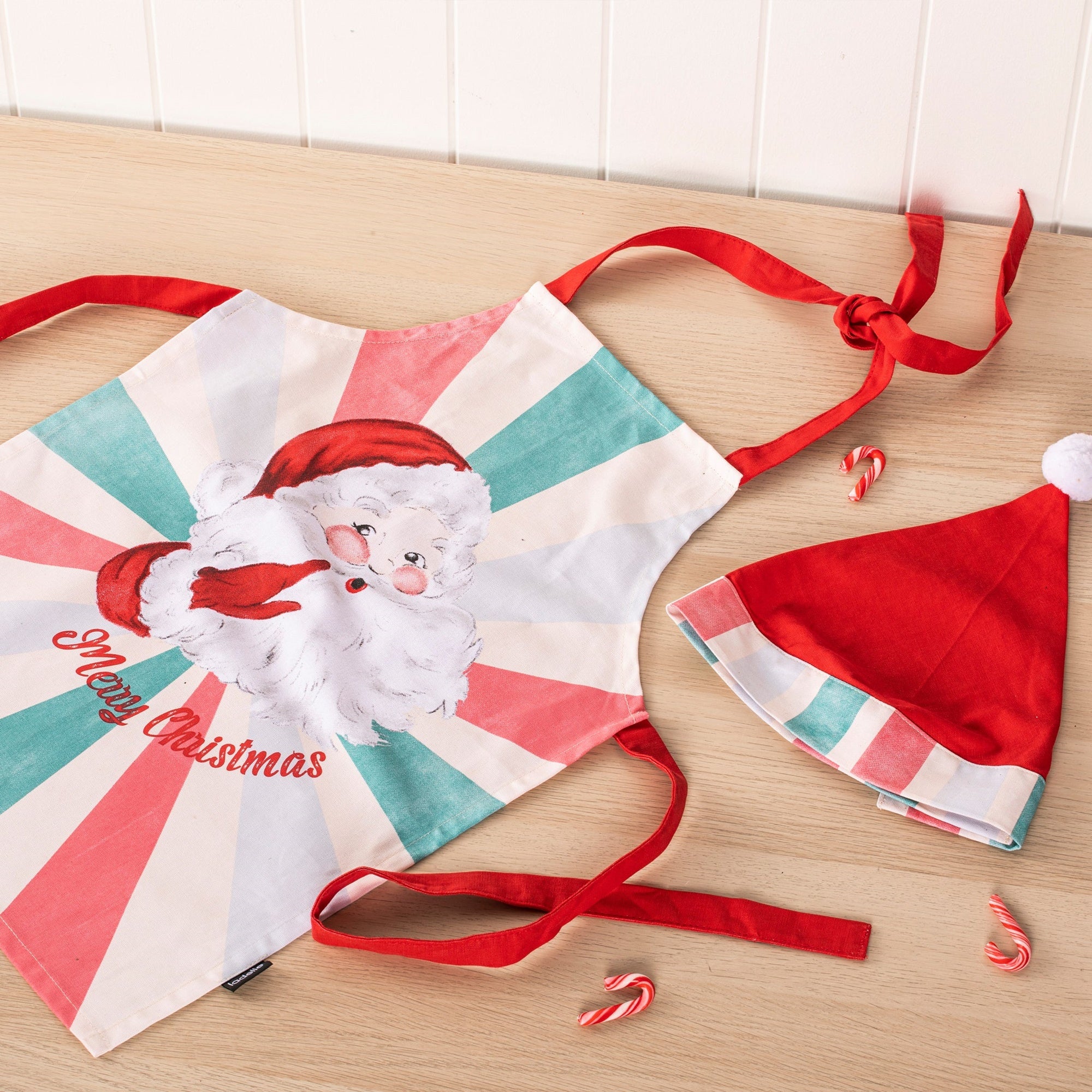 Set pentru copii, format din sort si boneta, Merry Christmas - Simona's Cookshop - Image 1