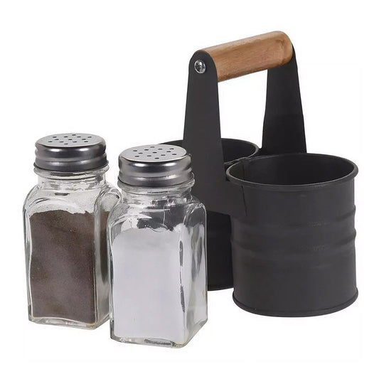 Set solnita si pipernita cu suport, Canvas - COOKSHOP SPECIALS