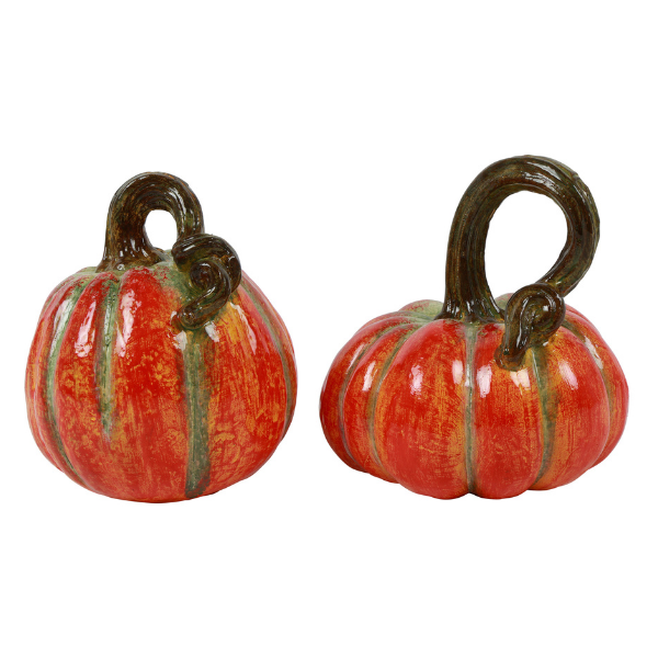 Set 2 decoratiuni dovleac, 15 cm, Pumpkin - Cookshop Specials
