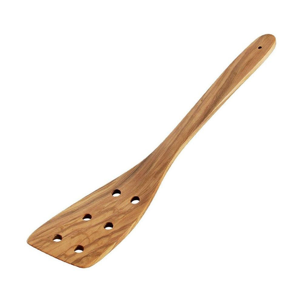 Spatula perforata, din lemn de maslin, 30 cm, Toscana - CILIO