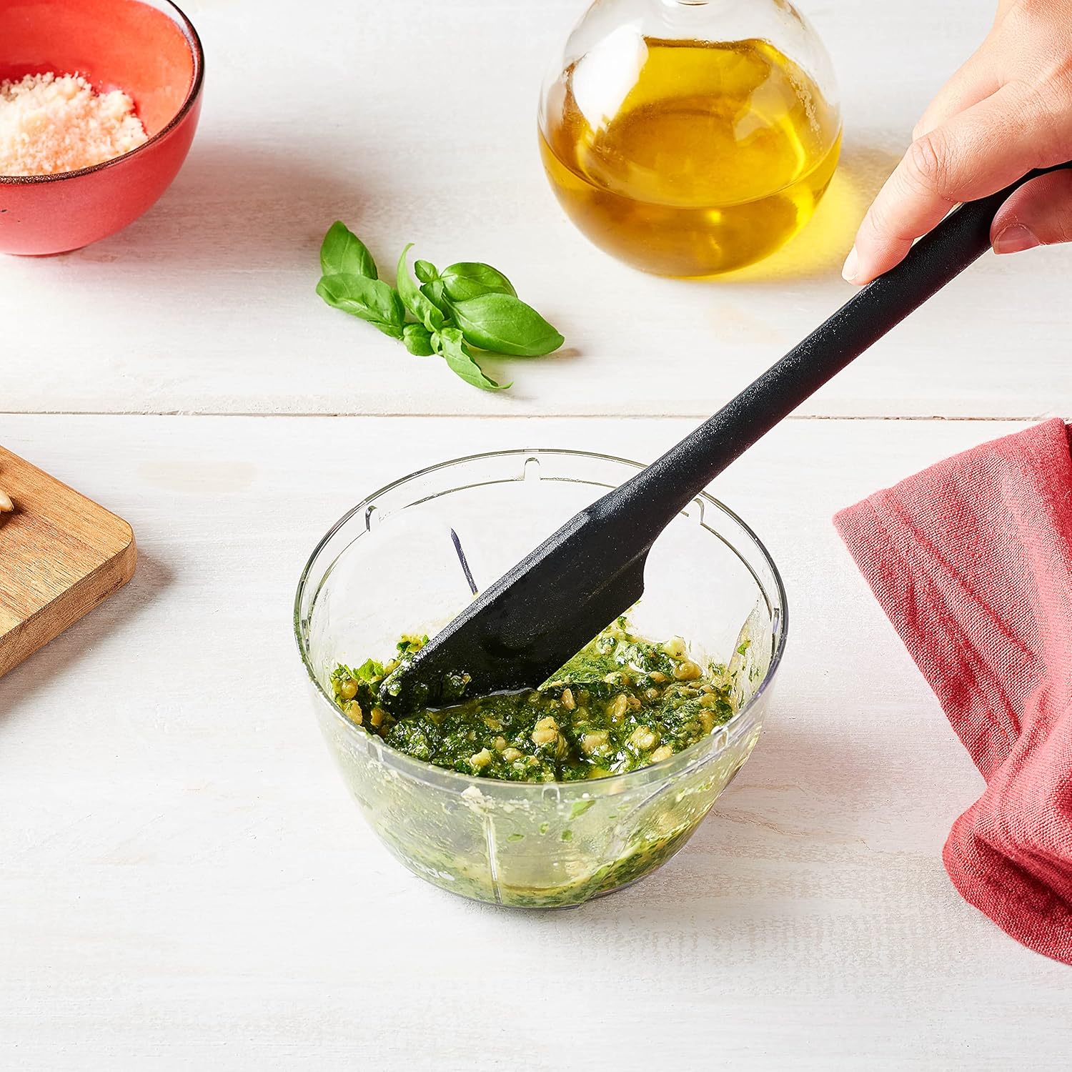 Spatula din silicon, portocaliu, 26 cm - MASTRAD