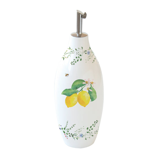 Sticla pentru ulei/otet, Fleurs Citrons - COOKSHOP SPECIALS