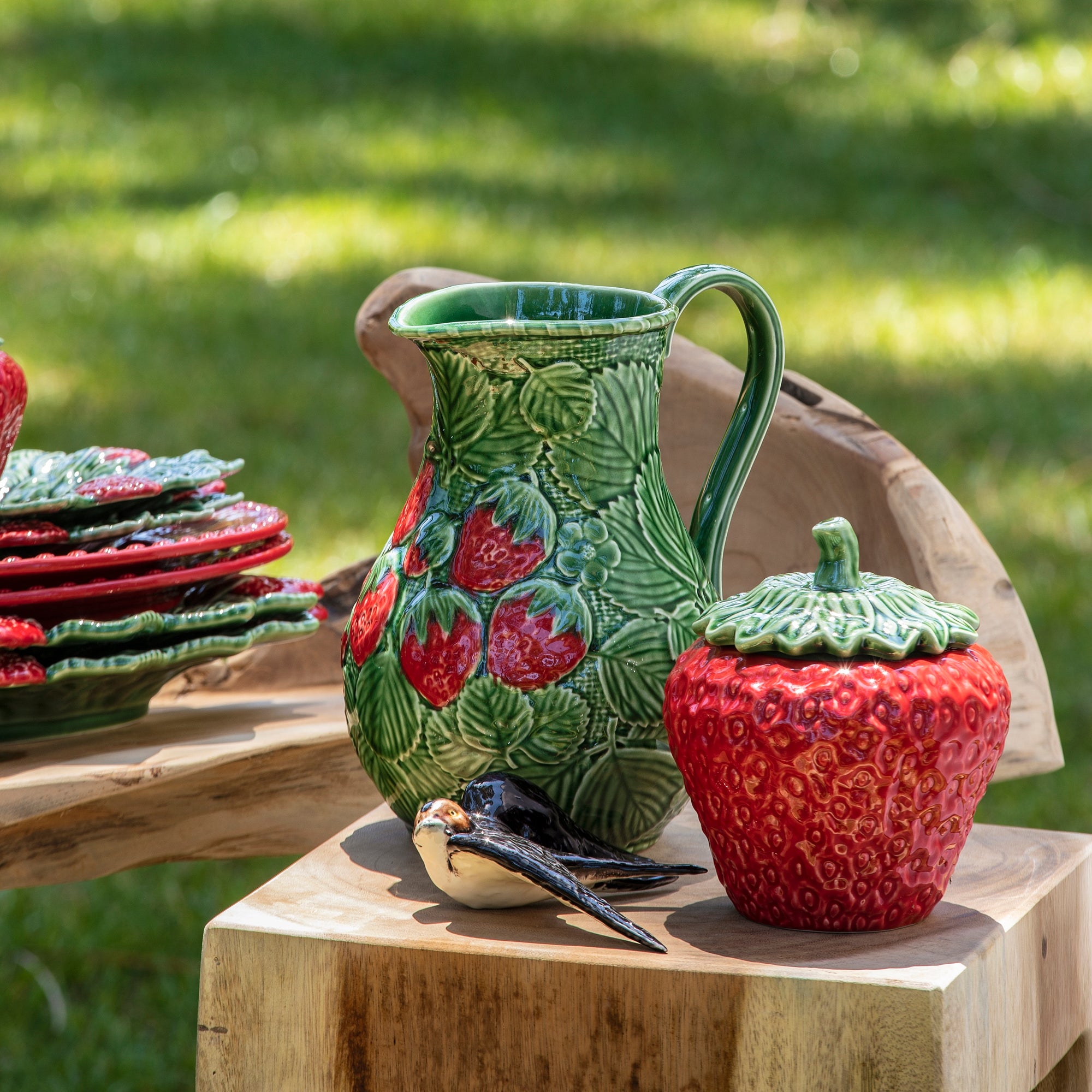 Carafa ceramica, Strawberries - BORDALLO PINHEIRO - Image 1