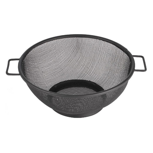 Strecuratoare din metal, cu 2 manere, negru, 26 cm - COOKSHOP SPECIALS