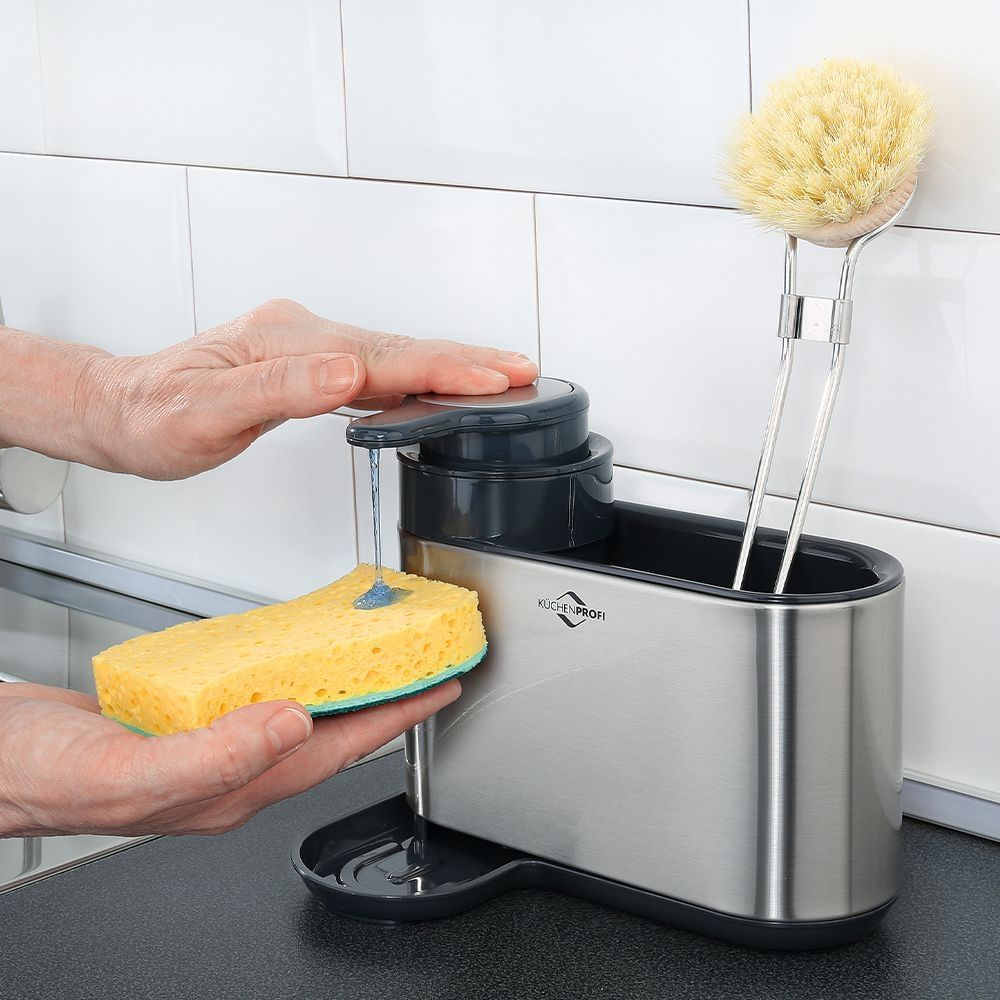 Suport de burete cu dispenser pentru detergent de vase, Primus - KUCHENPROFI - Image 1