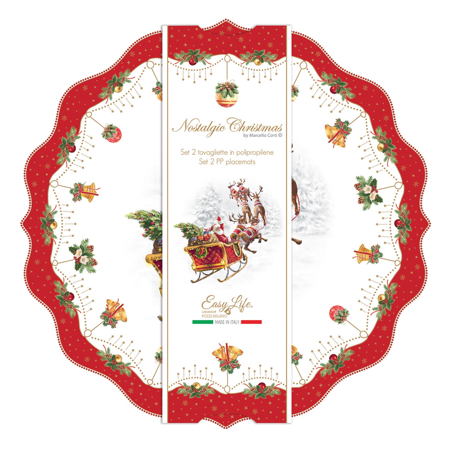 Suport pentru farfurie, 34 cm, Nostalgic Christmas - COOKSHOP SPECIALS