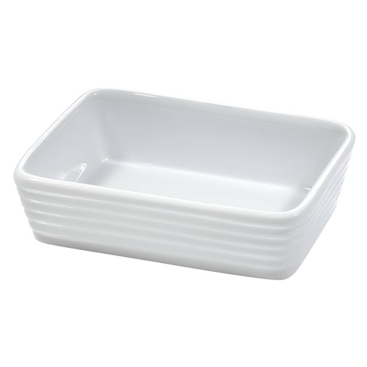 Tava dreptunghiulara pentru cuptor, portelan, 12x8cm, colectia Burgund - KUCHENPROFI