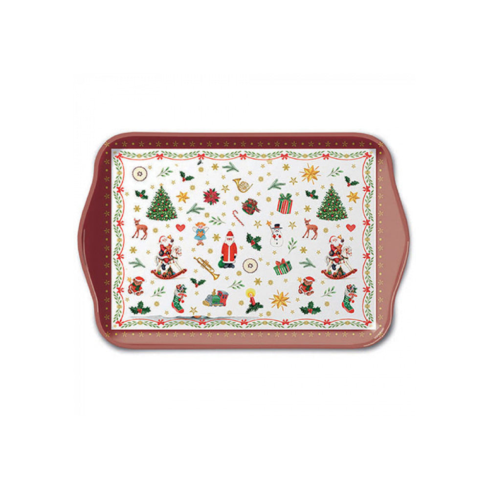 Tava pentru servire, 13x21 cm, Christmas Ornaments Red - AMBIENTE