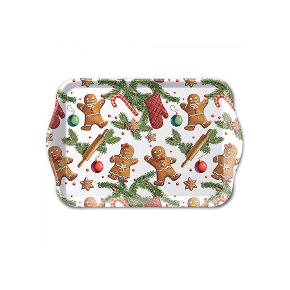 Tava pentru servire, 13x21 cm, Gingerbread Cookies - AMBIENTE