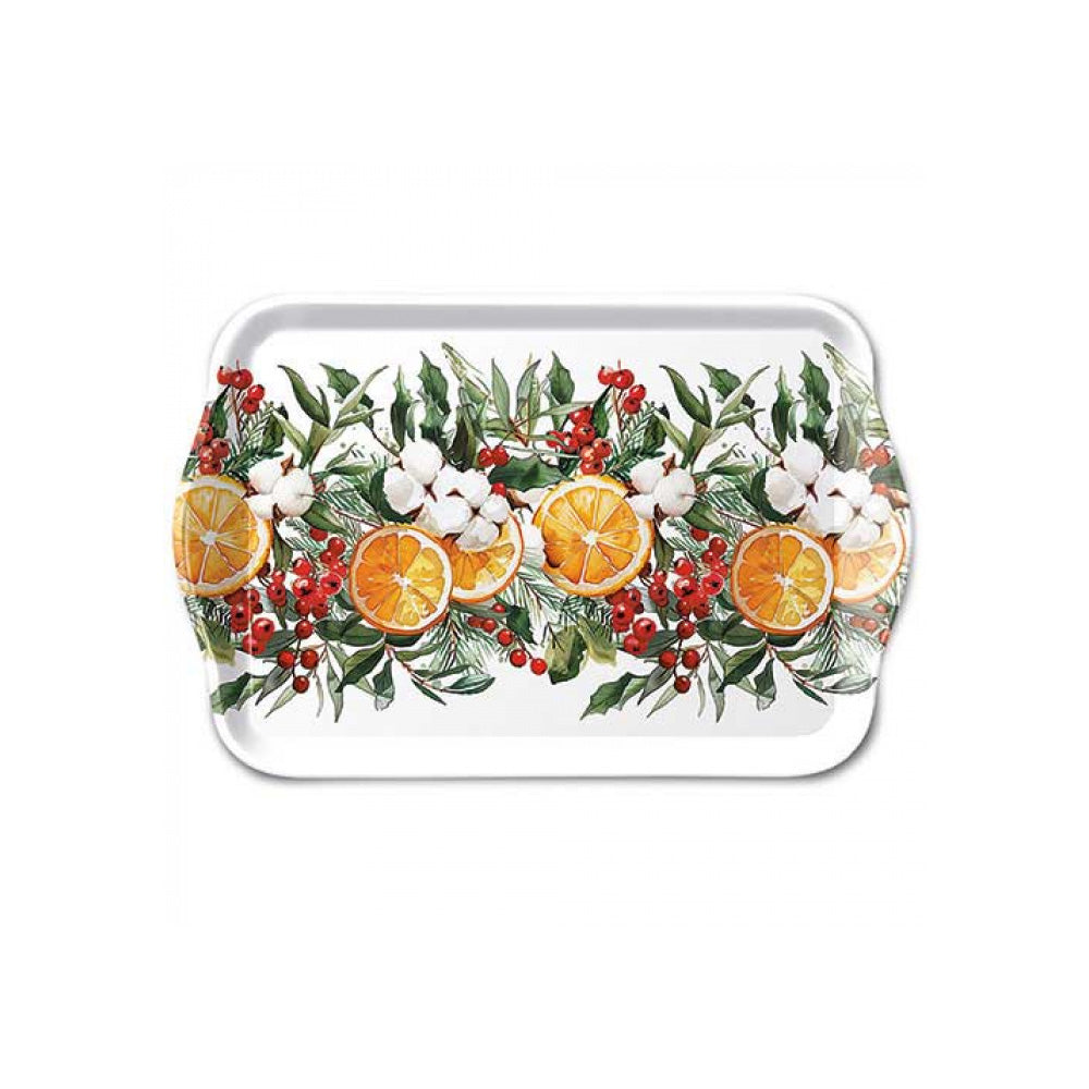 Tava pentru servire, 13x21 cm, Winter oranges - AMBIENTE