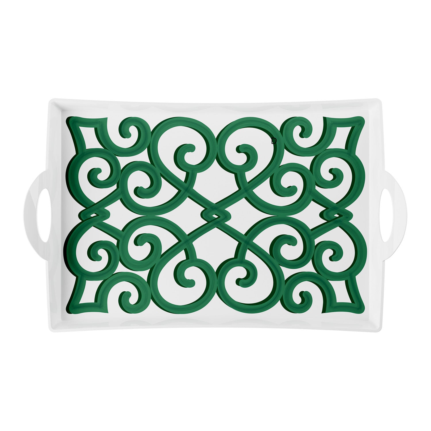 Tava pentru servire, melamina, verde, 54x33 cm, Harmonia - GUZZINI