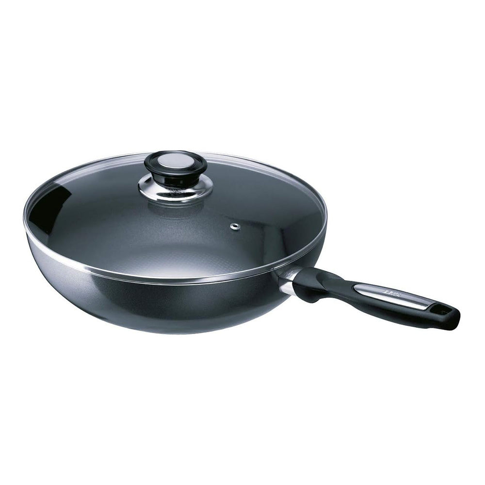 Tigaie wok antiaderenta cu capac, aluminiu, 28 cm, Pro Induction - BEKA
