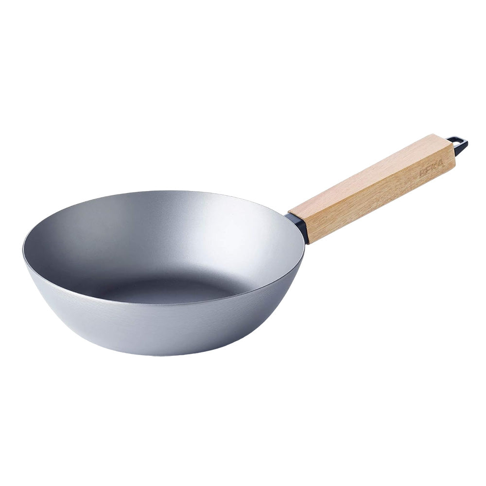 Tigaie wok din otel carbon, 20 cm, Nomad - BEKA