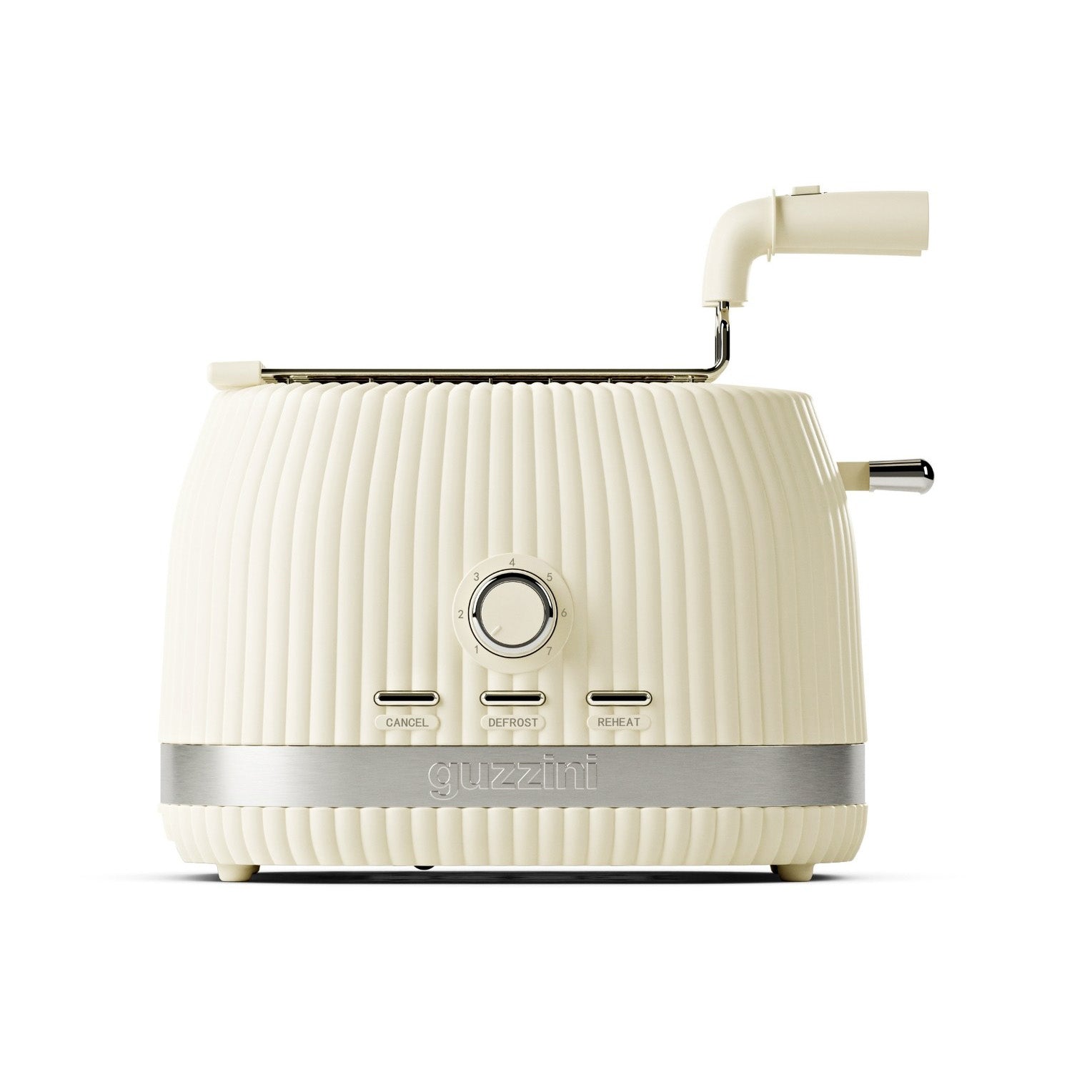 Toaster cu clesti, pentru 2 felii de paine, alb, Sous Chef - GUZZINI