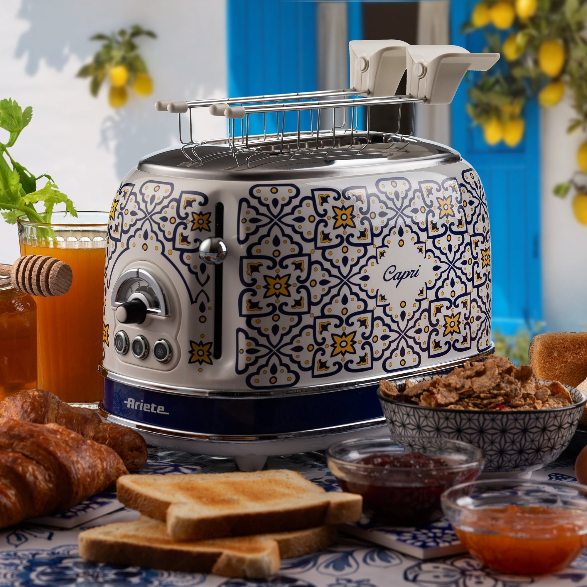 Toaster cu clesti, pentru 2 felii de paine, Capri - ARIETE