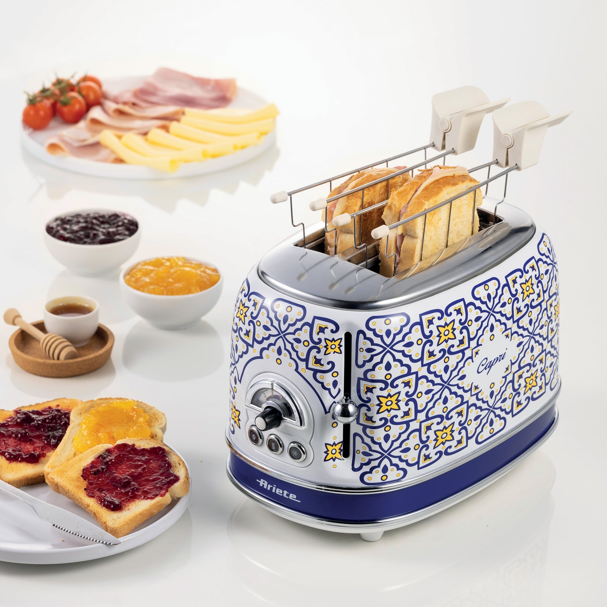 Toaster cu clesti, pentru 2 felii de paine, Capri - ARIETE