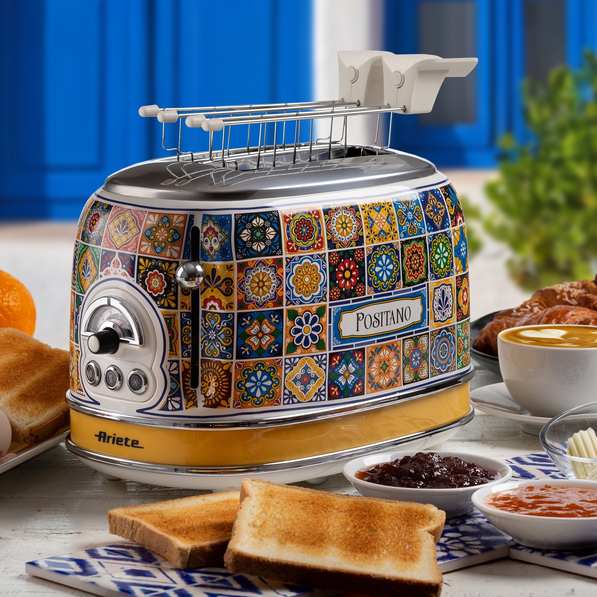 Toaster cu clesti, pentru 2 felii de paine, Positano - ARIETE