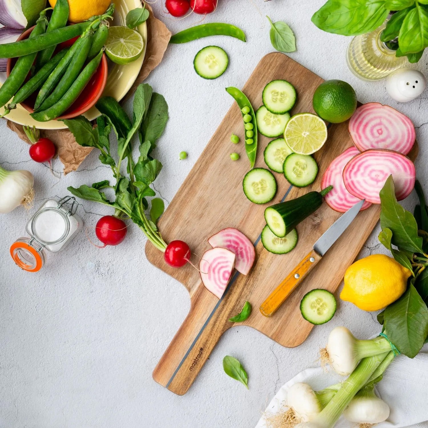 Tocator pliabil, lemn de salcam, 34.5 x 17 - MASTRAD - Image 2