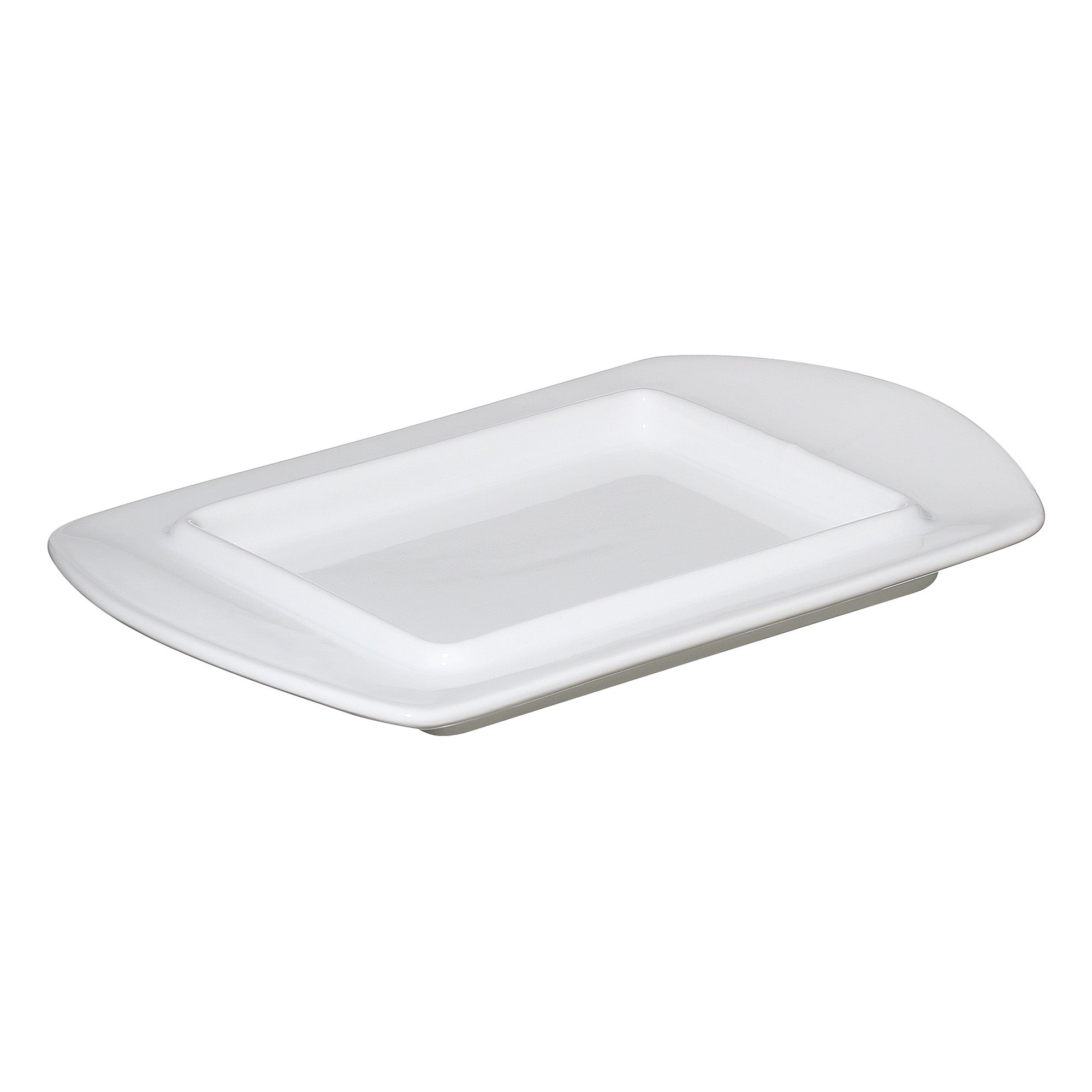 Untiera din portelan, alb, 19x13 cm - CILIO