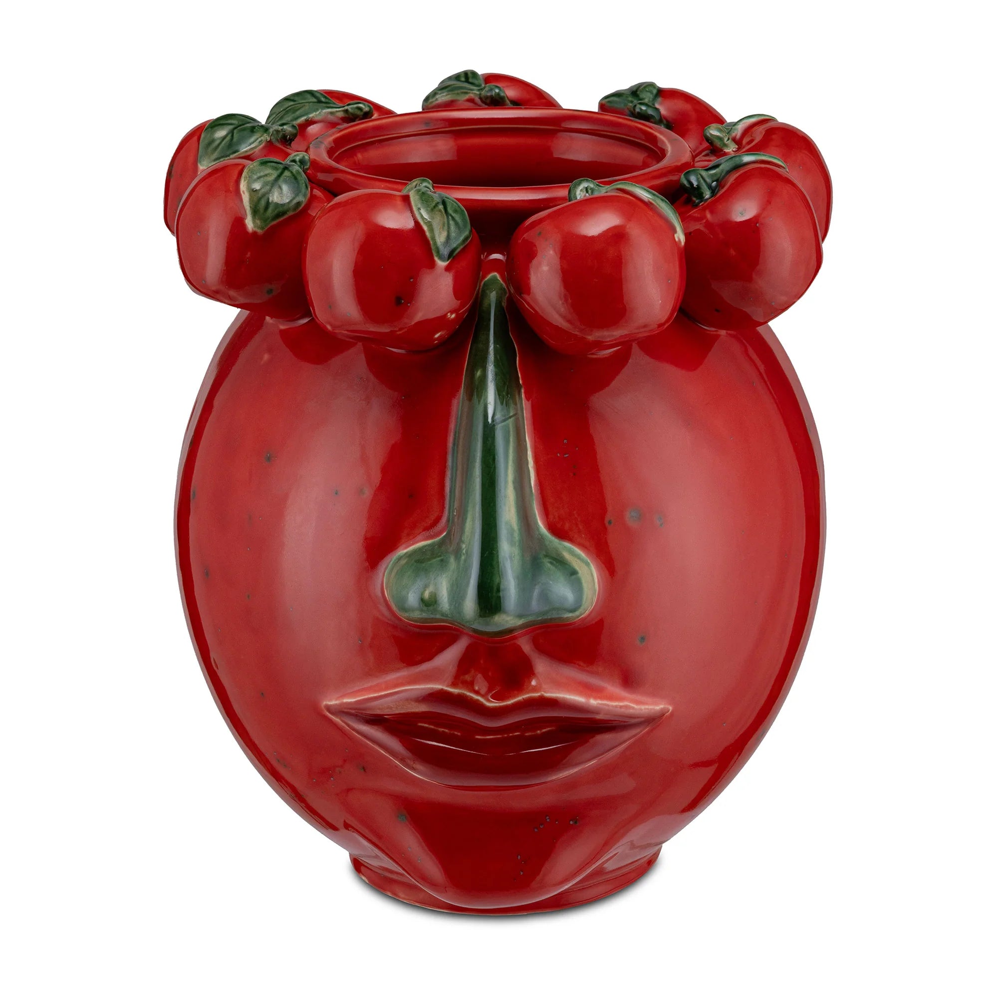Vaza decorativa din portelan, rosu, 26 cm, Arciboldo - COOKSHOP SPECIALS