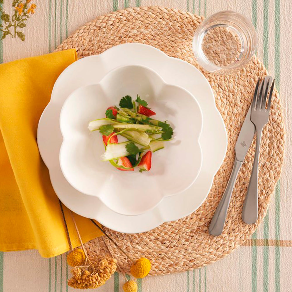 Farfurie pentru cina, 26 cm, Villadeifiori - LA PORCELLANA BIANCA