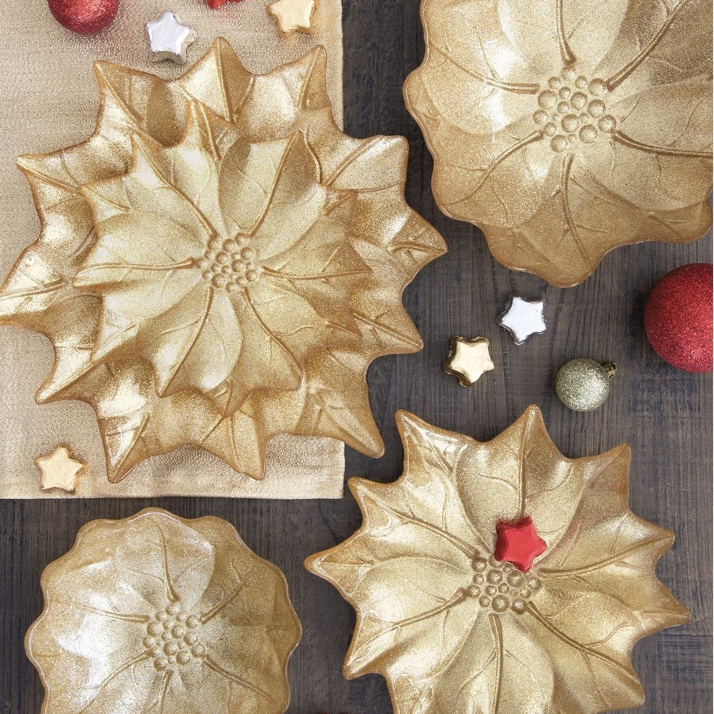 Farfurie decorativa, 27 cm, White Elegance Glitter - COOKSHOP SPECIALS