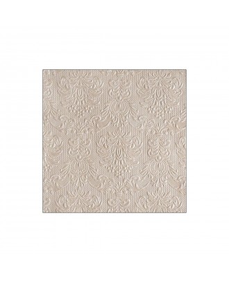 Servetele de masa, 15 buc, 33x33 cm, Elegance Taupe - AMBIENTE