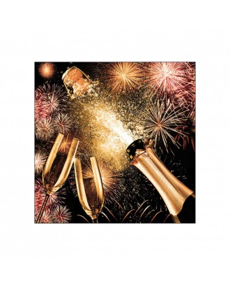 Servetele de masa, 20 buc, 33x33 cm, Fireworks - AMBIENTE