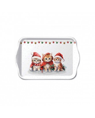 Tava pentru servire, 13x21 cm, Funny Cute Kittens - AMBIENTE