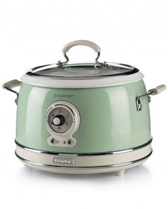 COOKER & SLOW COOKER OREZ 2904, verde, 3.5 l, Vintage - ARIETE