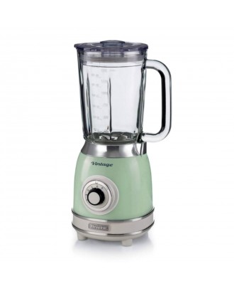 Blender cu cana din sticla, verde, Vintage, 1.5 L - ARIETE