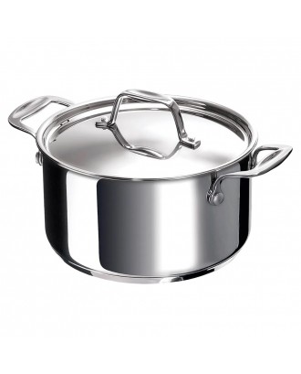 Oala cu capac, inox, 8.9 L, 28 cm, Chef - BEKA