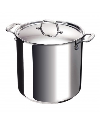 Oala inalta cu capac, inox, 17.2 L, 28 cm, Chef - BEKA