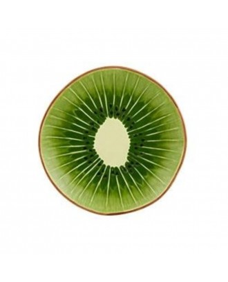 Farfurie pentru desert, Frutos Tropicais Kiwi - BORDALLO PINHEIRO