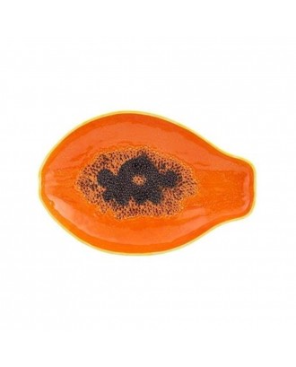 Platou oval, Frutos Tropicais Papaya - BORDALLO PINHEIRO