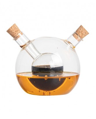 Recipient sfera pentru ulei si otet, sticla, 12 cm - SIMONA'S COOKSHOP
