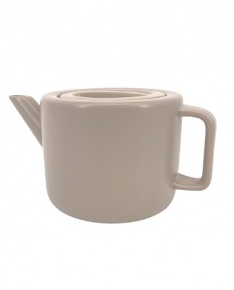 Ceainic din ceramica, gri, 1.5 Litri, Fika - SIMONA'S COOKSHOP