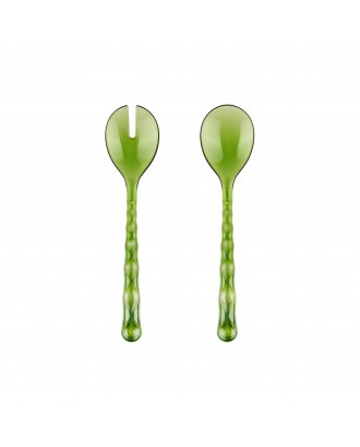 Set 2 piese servire salata, verde deschis, Vanity - GUZZINI