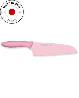 Kai Shun Pure Komachi 2 Santoku Knife 15 cm Pink